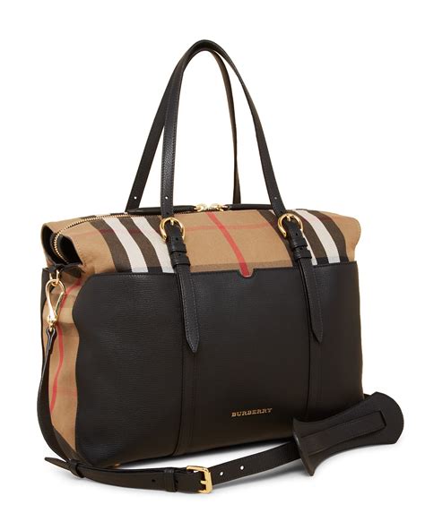 burberry diaper tote